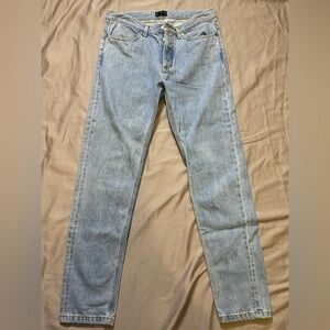 ASKET 100% cotton blue straight jeans Men’s Size 29